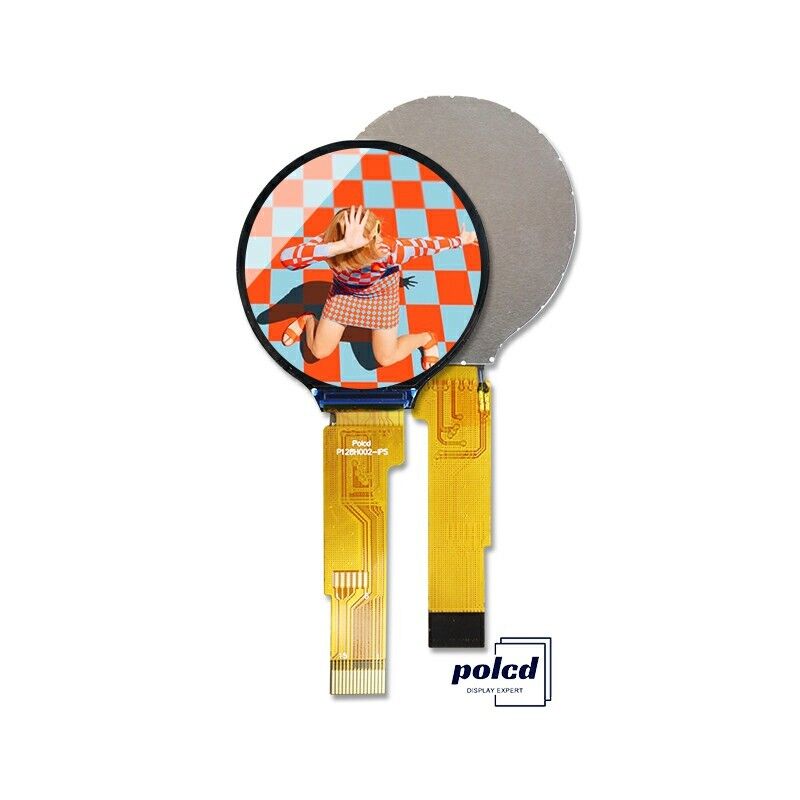 Polcd Mały okrągły 1,28 cali ekran LCD 240*240 1,3 cali Interfejs IPS Spi Panel modułu LCD Tft