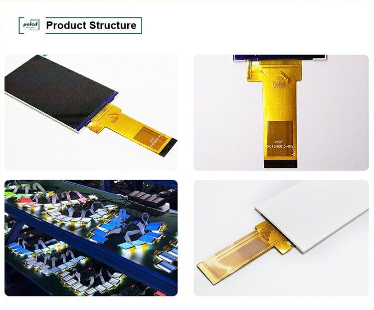 Polcd 480*800 rozdzielczość Panel LCD 4 cali Interfejs RGB ST7701S Ic Dostosowalny moduł wyświetlacza TFT LCD