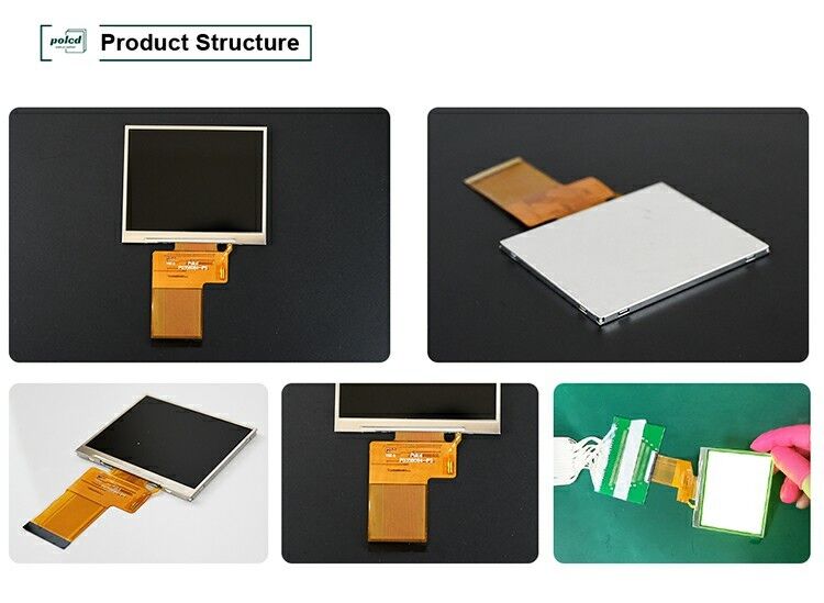 Polcd 3,5 cali 320x240 pełnobarwny wyświetlacz TFT ST7272A napęd IC IPS kąt widzenia 54pin wyświetlacz LCD