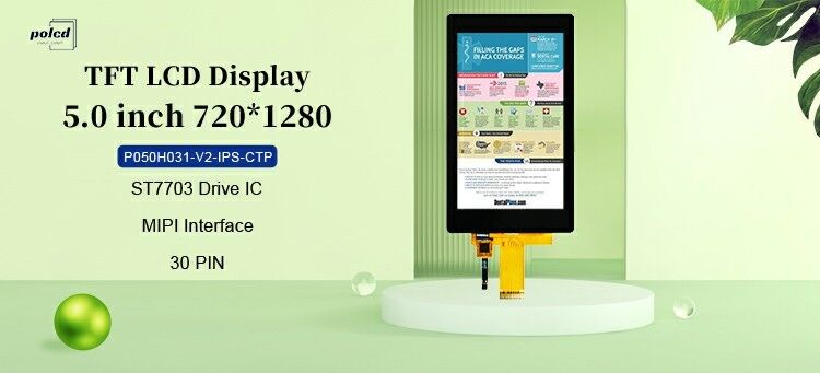 Polcd 5 Inch Industrial Touch LCD IPS szeroki kąt widzenia ST7703 ic 5 Inch 720x1280 TFT LCD Panel