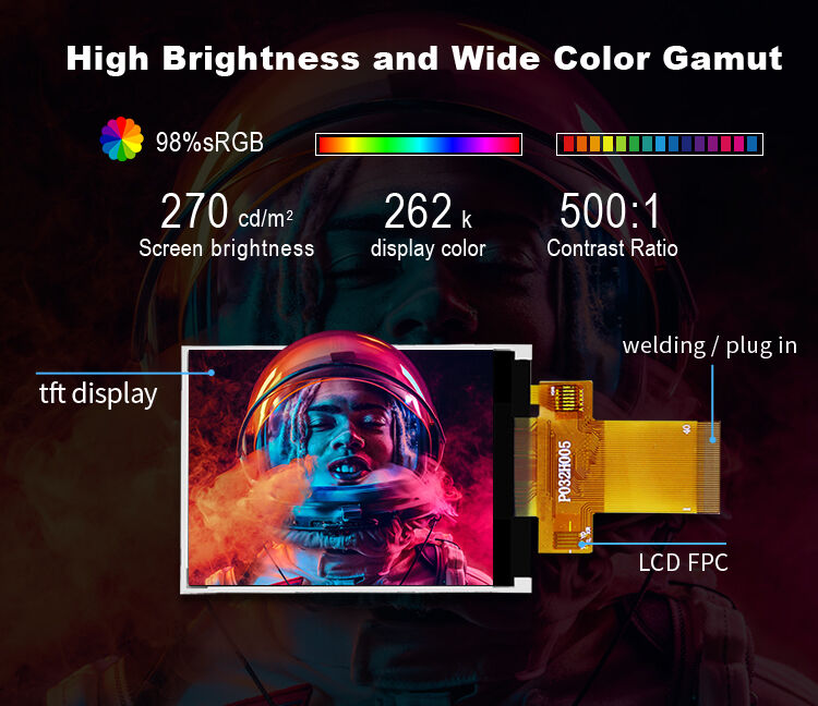 Polcd 12 O'CLOCK 3,2-calowy wyświetlacz TFT ILI9341V TFT LCD Moduł 240x320