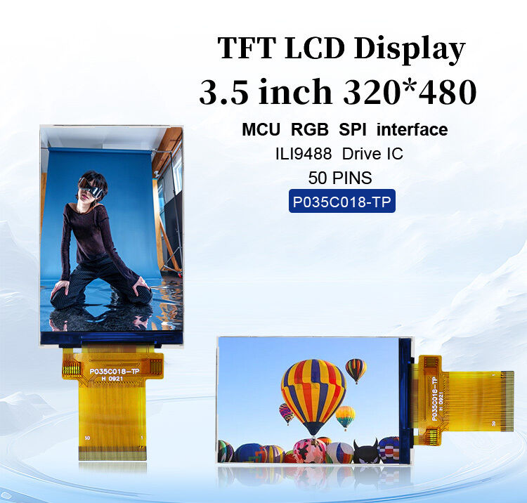 Polcd Mcu Rgb Spi interfejs Tft LCD Touch Screen ILI9488 3,5 cali Tft LCD 320x480