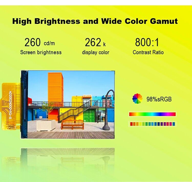 Polcd 2'' 2 cale 240x320 Rozdzielczość ST7789V Interfejs SPI IPS TFT LCD Ekran Moduł Wyświetlacza LCD