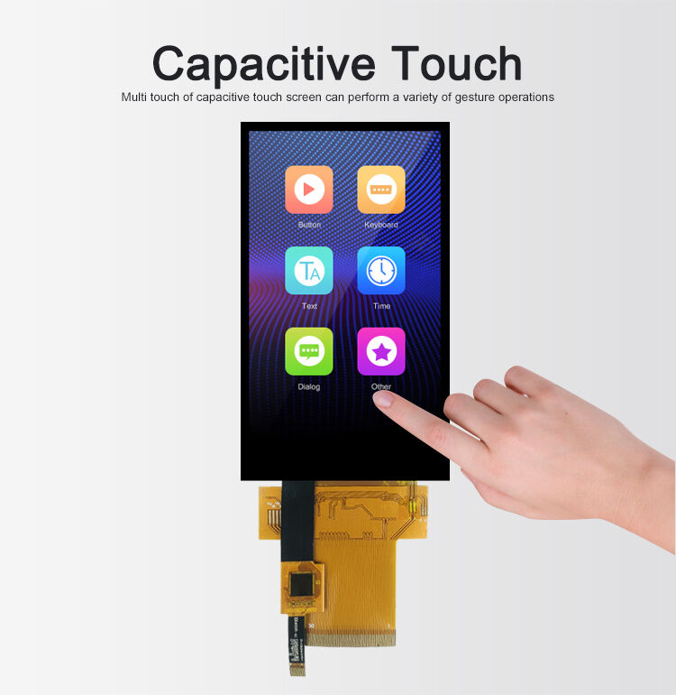 Polcd 3,97 cali 480*800 rozdzielczość 50pin Interfejs MCU o wysokiej jasności Moduł wyświetlacza LCD TFT Touch