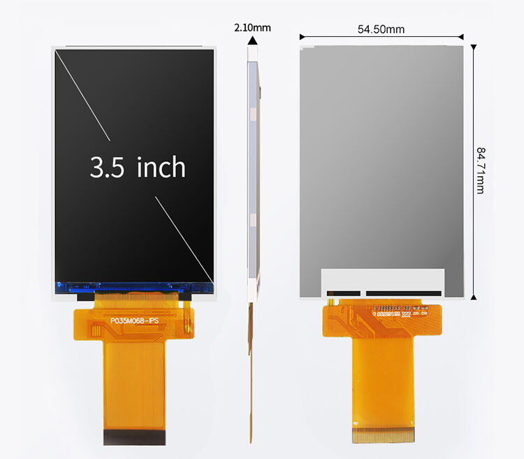 Polcd 3,5 cala TFT LCD Display 320*480 IPS Full View LCD Display Moduły ekranu do budzików