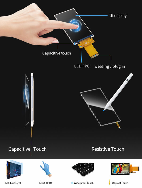 Moduł LCD Polcd 3,5 cala 320x480 pikseli Ekran IPS ILI9488 Interfejs SPI MCU Wyświetlacz TFT