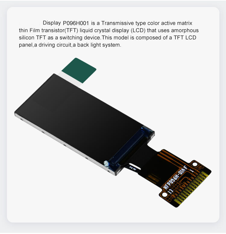 Polcd 0.96 Calowy Dostawca LCD 80*160 Interfejs SPI z Kątem Widzenia IPS Niestandardowy Moduł Wyświetlacza TFT