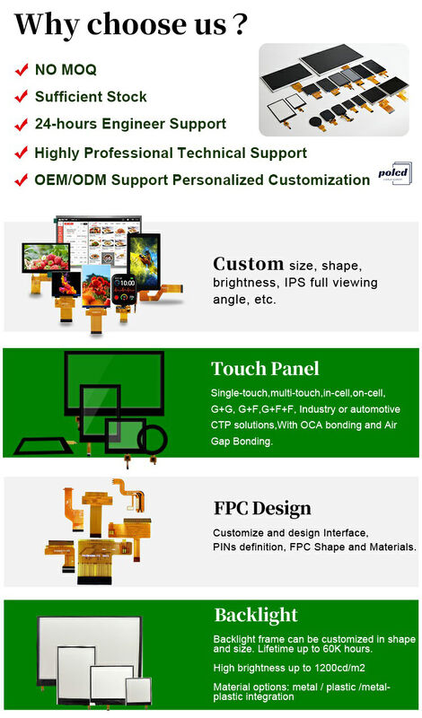 Polcd Wholesale 2,4 cala LCD 240x320 QVGA ST7789V2 SPI