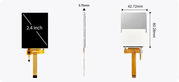 Polcd Custom 2.4 Inch IPS View Angle Pojemnościowy Kolorowy Ekran dotykowy 240x320 Rozdzielczość TFT LCD Moduł