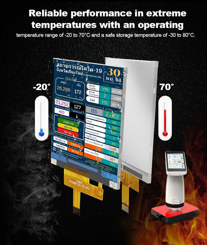 Polcd szeroka temperatura 2,8 cala LCD Moduły 240*320 300nit SPI 2,8 IPS kąt widzenia