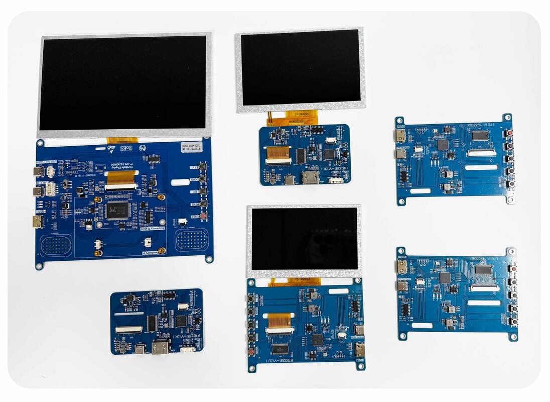 Polcd wysokiej jasności 7 cali 1024x600 RGB LCD Drive Board RTD2281 z głośnikiem audio do wyświetlania przemysłowego na zewnątrz