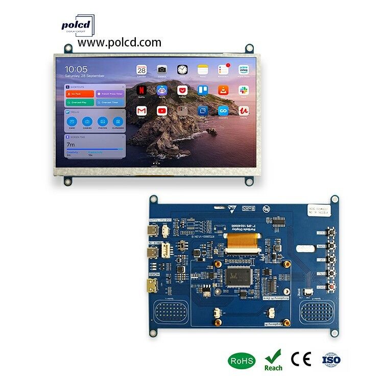 Polcd 7 Inch Multi-function Universal LCD Driver Board Mini H-D-M-I Controller Board dla wyświetlacza 1024x600 TFT LCD