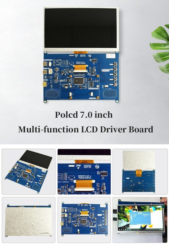Polcd 7 Inch Multi-function Universal LCD Driver Board Mini H-D-M-I Controller Board dla wyświetlacza 1024x600 TFT LCD