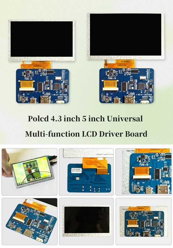 Polcd RTD2281 LCD Driver Board 5 4,3 cali HDM-I 800x480 Moduł wyświetlacza TFT z ekranem dotykowym do Raspberry Pi