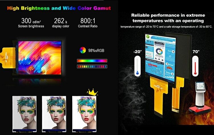 Polcd Liquid Crystal Display 2.0 Inch Mini Full Color ST7789 MCU IPS Full Angle View 240x320 Moduł LCD TFT