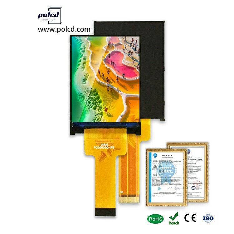 Polcd 2.0 Inch TFT Panel Mini Screen Full Color ST7789 MCU IPS Full Angle View 240x320 Moduł LCD TFT