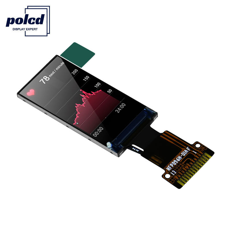 Polcd ST7735S 0,96 Wyświetlacz LCD 13 pinów 80X160 Mały wyświetlacz TFT 4 linie SPI