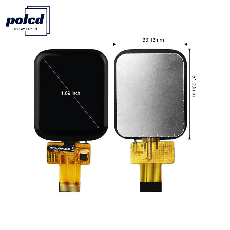 Polcd 1,69 Inch Touch Screen LCD Display 240x280 interfejs SPI Mały moduł TFT