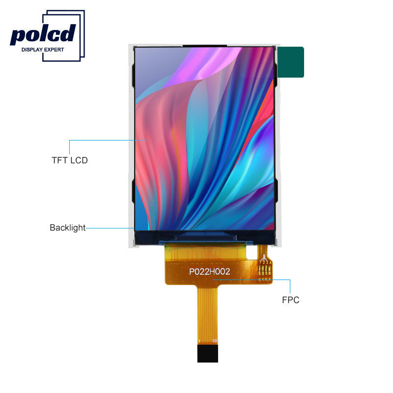 Polcd 240X320 2,2-calowy wyświetlacz LCD ST7789V Mały monitor Tft 300 Jasność
