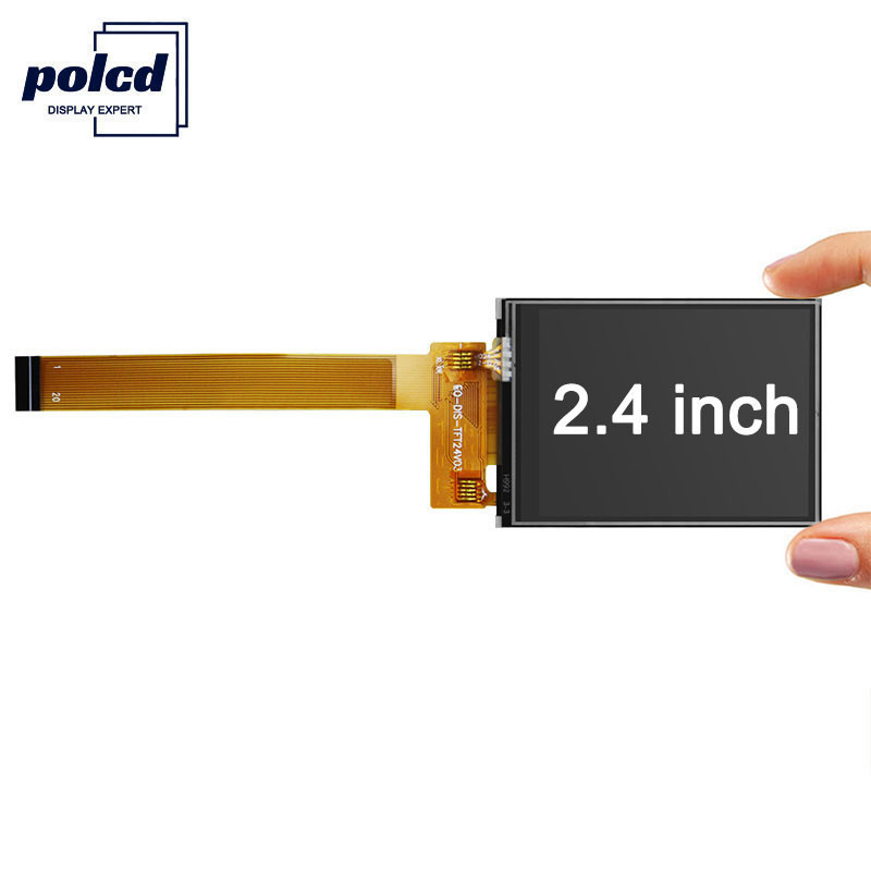 Polcd 8080 MCU 8 bitów 2,4 cala Tft Lcd ISO9001 240x320 Lcd do zastosowań komercyjnych
