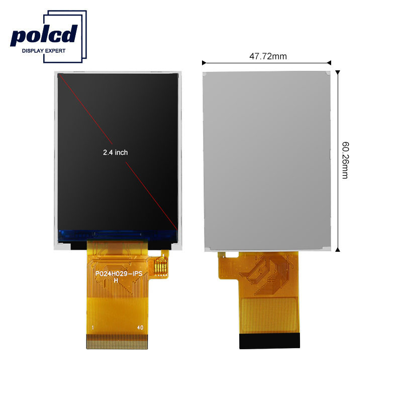 Ekran dotykowy Polcd 350 Nit Tft 2,4 cala 16-bitowy wyświetlacz LCD ISO9001