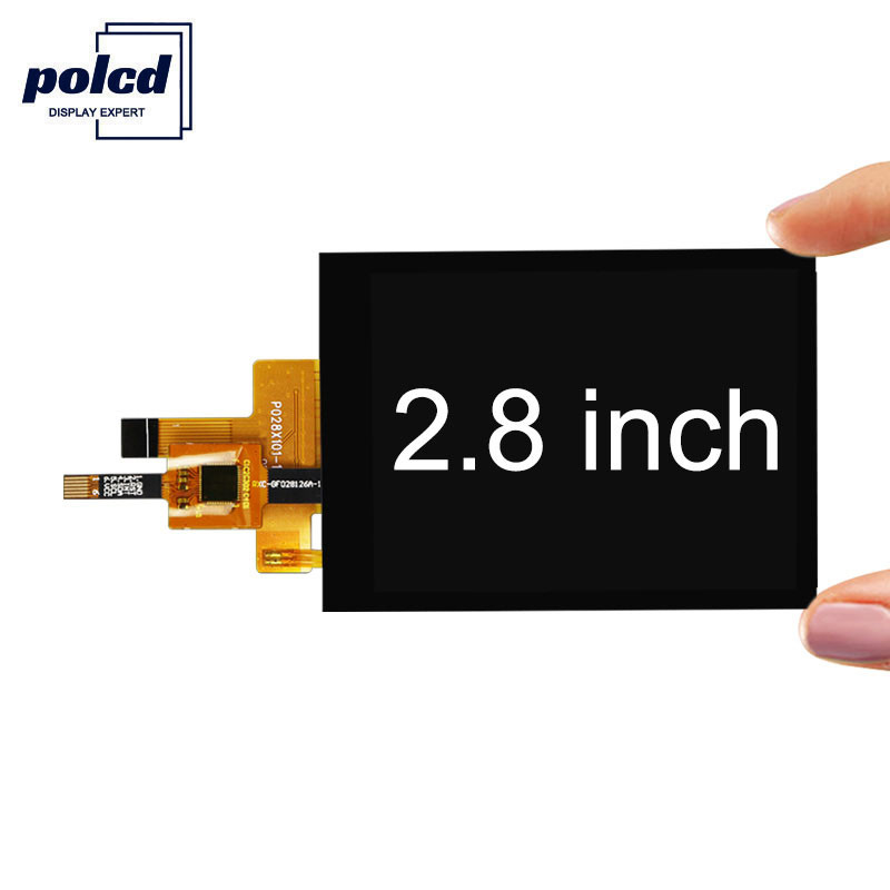 Polcd 300 Nit Pojemnościowy ekran dotykowy TFT RoHS 2,8-calowy ekran dotykowy Tft