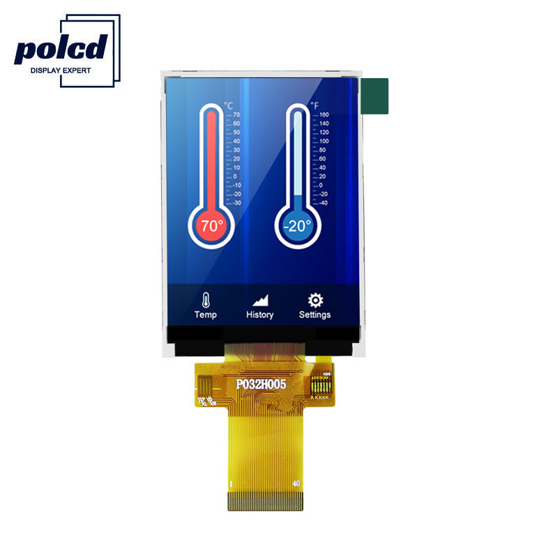 Polcd 350cd/M 3,2-calowy wyświetlacz Raspberry Pi ILI9341V Czytelny w świetle słonecznym wyświetlacz LCD