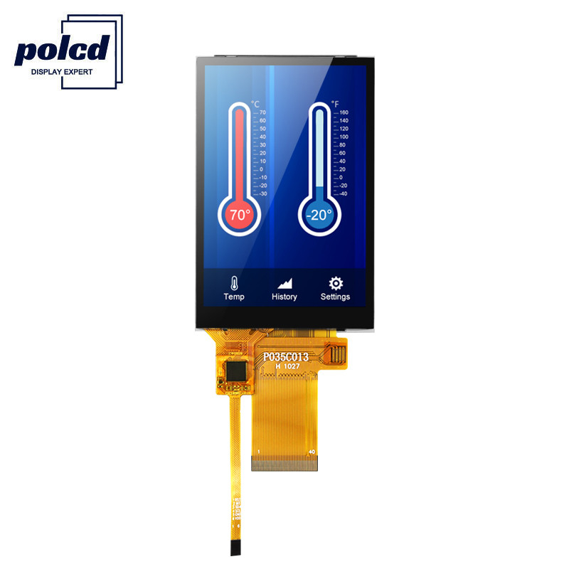 Polcd 450 Nit 3,5 Wyświetlacz Tft 16-bitowy 320X 480 Panel dotykowy LCD RoHS