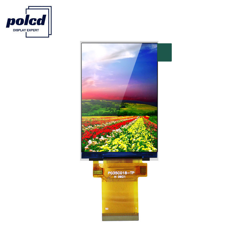 Polcd ILI9488 Wyświetlacz Tft Lcd 12 0'CLOCK 3.5 Tft Lcd Raspberry Pi 48.96mm