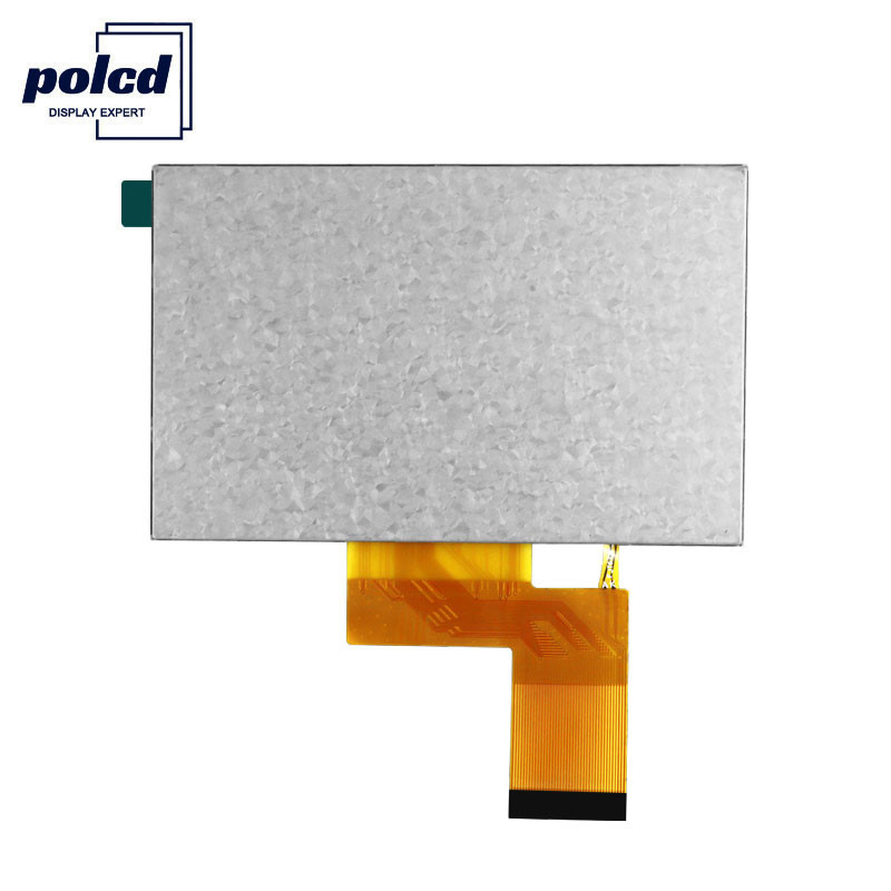 Polcd 24-bitowy wyświetlacz LCD RGB 4,3 cala 800x480 TFT LCD 53,86 mm Przemysłowy