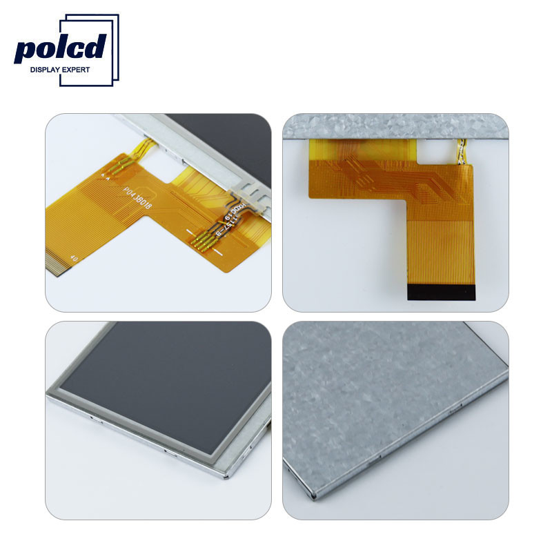 Polcd Color 262k 4,3-calowy wyświetlacz Tft LCD ST7262E43 Wyświetlacz Tft Rgb ISO9001