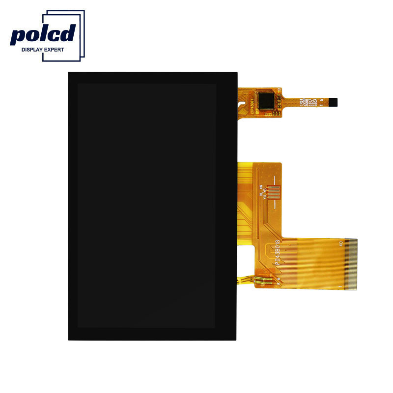 Polcd Pixel 800x480 Tft Pojemnościowy Dotykowy RGB 24 Bit 4.3 Tft Ekran Dotykowy Lcd