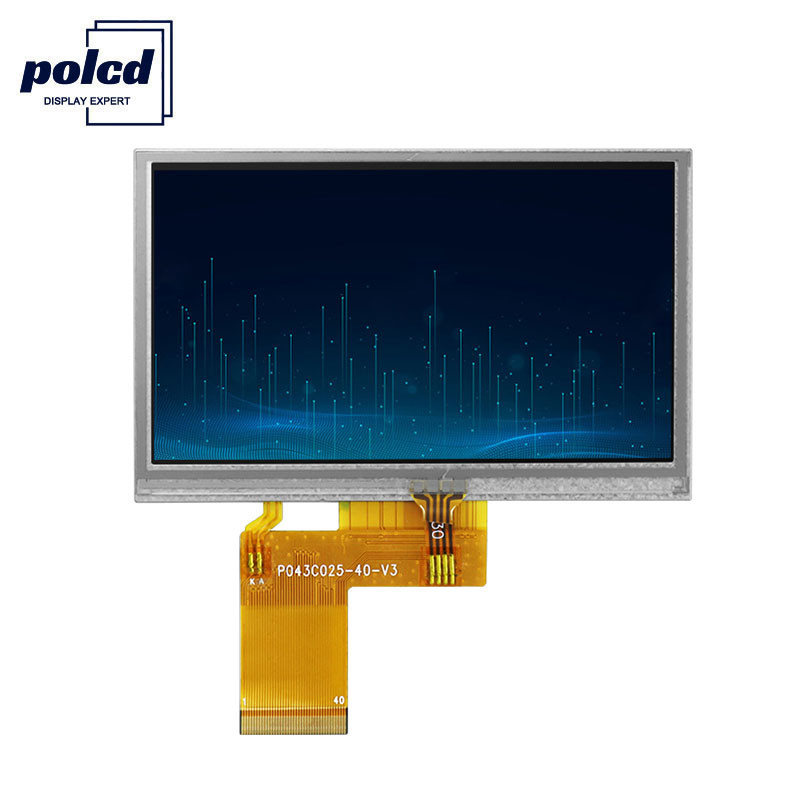 Polcd ST7262E43 4,3-calowy ekran LCD 480X272 Ekran dotykowy Lcd 6 O'Clock