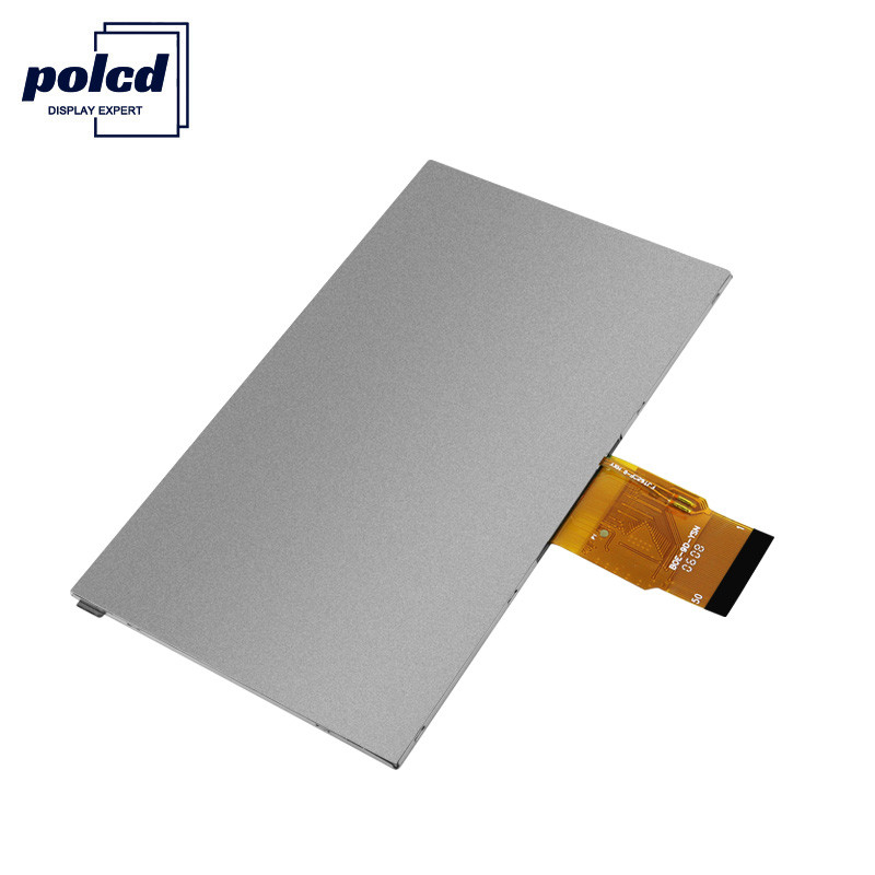 Polcd 300cd / M 7 cali 800x480 RGB 24-bitowy wyświetlacz LCD o wysokiej jasności Przemysłowy