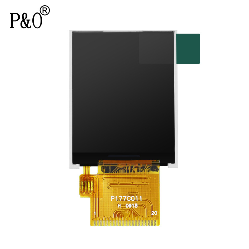 Rozdzielczość Polcd 128 * 160 1,77 Tft Lcd ST7735S Wyświetlacz TFT LCD do zastosowań komercyjnych