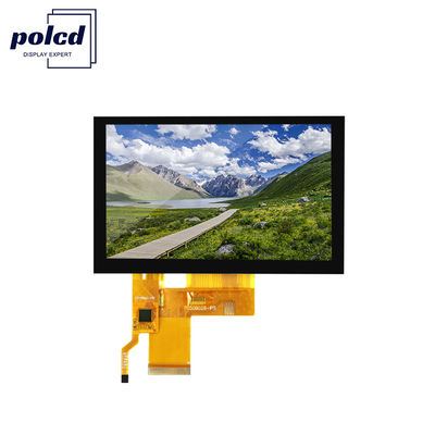 5 cali Tft LCD pojemnościowy ekran dotykowy wysokiej jasności 800x480 rozdzielczość Rgb Interfejs Ips