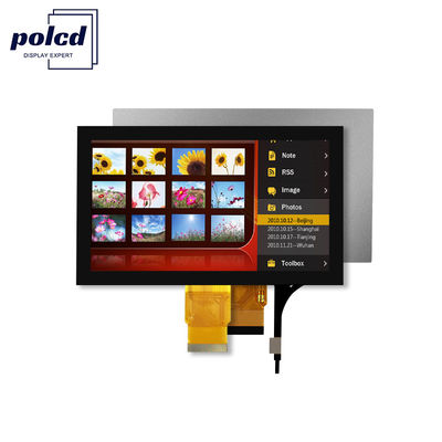 Polcd 7'' Tft Panel LCD 800x480 Pojemnościowy ekran dotykowy Interfejs RGB 7 cali Moduł LCD