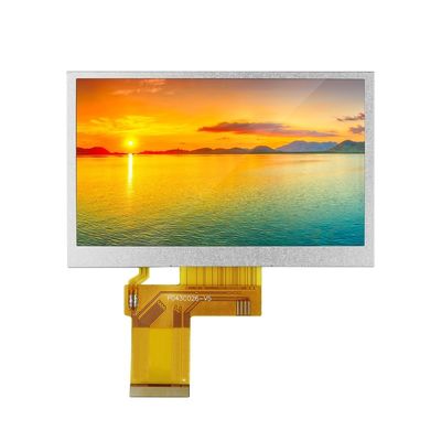 Polcd 4,3-calowy TFT LCD 480x272 Rozdzielczość RGB 4,3-calowy panel modułu TFT LCD