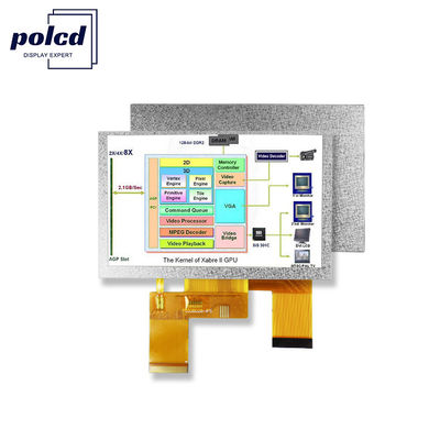 Polcd 800x480 5 cali Kwadratowy wyświetlacz LCD IPS Widok kąta Ekran LCD 40pin ST7262 Napęd Moduł TFT