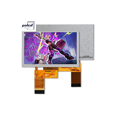 Polcd 5 Inch TFT LCD 800x480 500nits Jasność RGB 24 bit Interfejs Moduł ekranu IPS