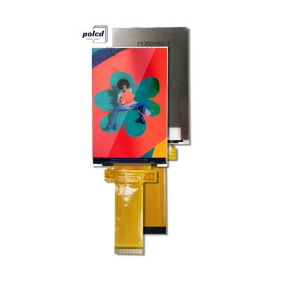 Polcd LCM fabryczny 3,5 cala 320*480 Mcu Spi interfejs 300 nit TFT LCD Module Pojemnościowy panel dotykowy