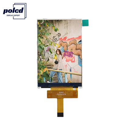 Moduł wyświetlacza TFT LCD Polcd o wysokiej jasności 3,5 cala, interfejs SPI, kolorowa rozdzielczość 320x480 LCD