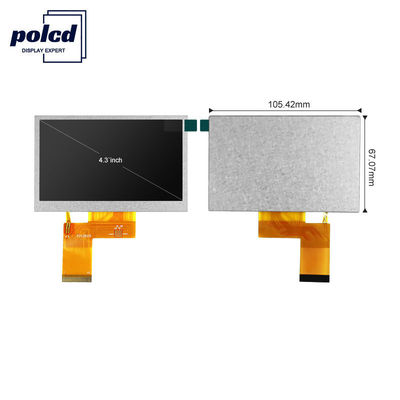 Polcd ST7262E43 4,3-calowy pojemnościowy ekran dotykowy 40-pinowy wyświetlacz LCD 800x480 300 Nit