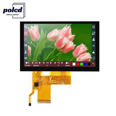 Polcd Pixel 800x480 Tft Pojemnościowy Dotykowy RGB 24 Bit 4.3 Tft Ekran Dotykowy Lcd