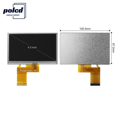 Polcd 4,3 cala 480x272 Tft Wyświetlacz LCD RGB 24-bitowy ekran dotykowy Wyświetlacz LCD