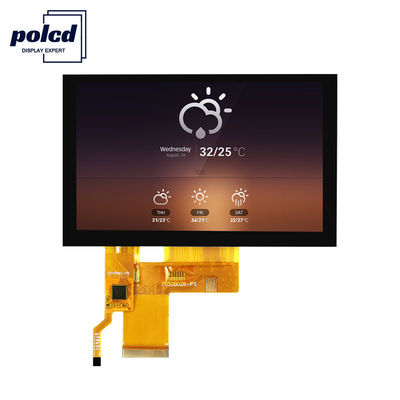 Polcd 108mm 5-calowy pojemnościowy ekran dotykowy 800X480 IPS TFT LCD